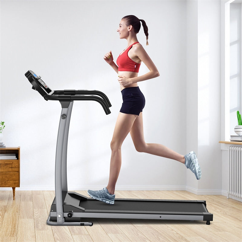 800W Folding Treadmill Electric Motorized Power Running Fitness Machine with LED Display