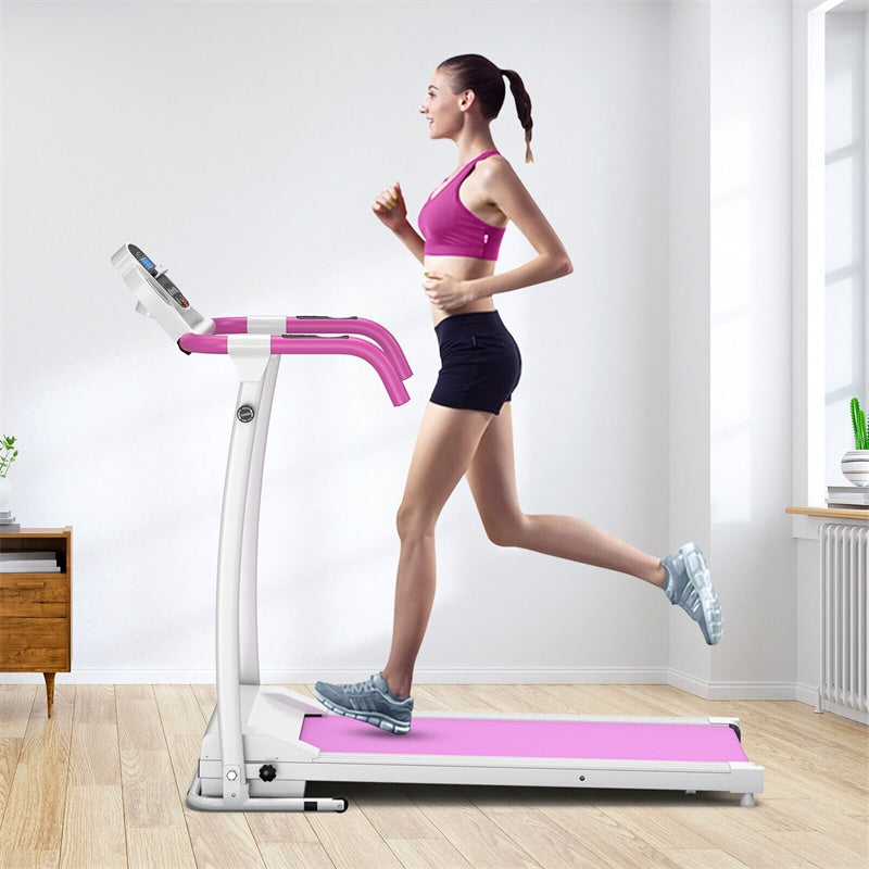 800W Folding Treadmill Electric Motorized Power Running Fitness Machine with LED Display