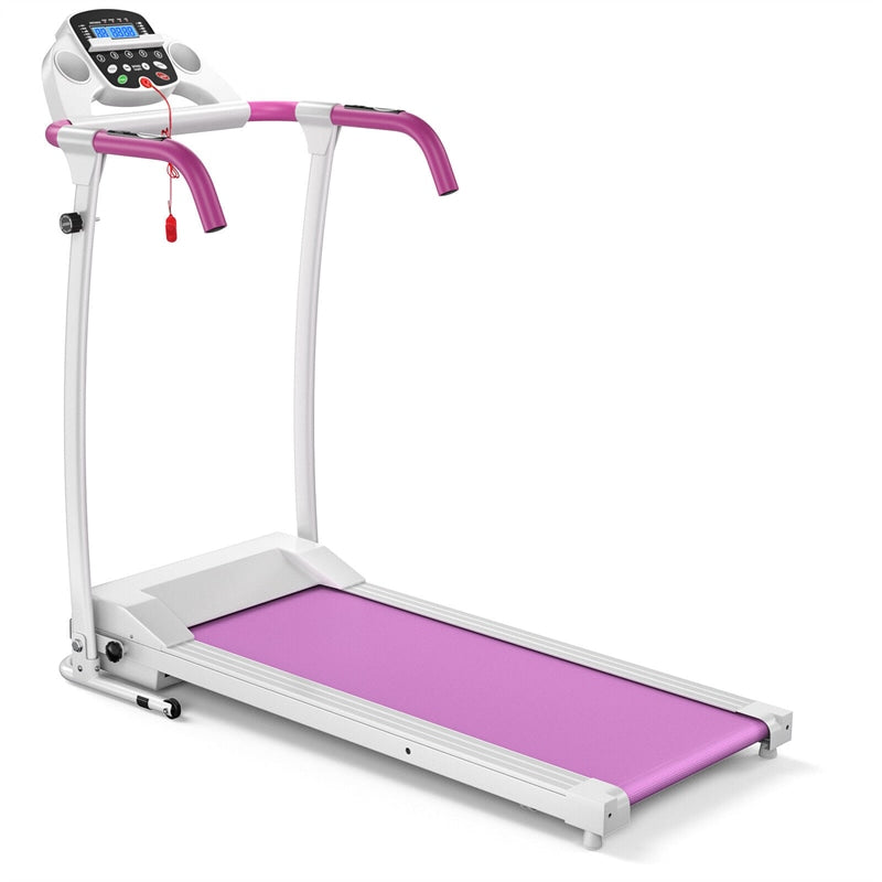 800W Folding Treadmill Electric Motorized Power Running Fitness Machine with LED Display