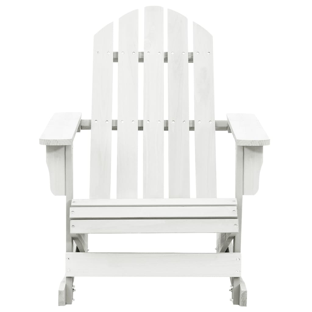 Patio Rocking Chair Wood White