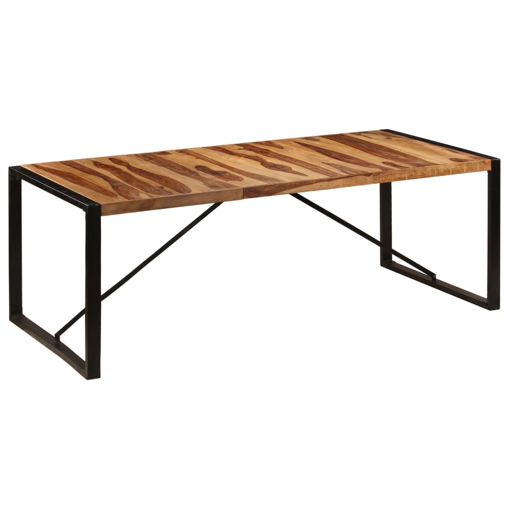 Dining Table 86.6"x39.4"x29.5" Solid Sheesham Wood