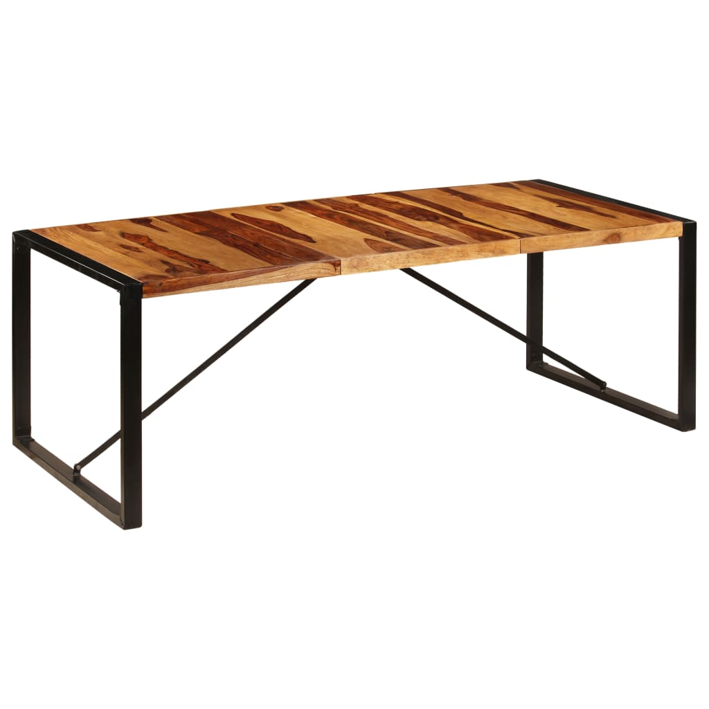 Dining Table 86.6"x39.4"x29.5" Solid Sheesham Wood