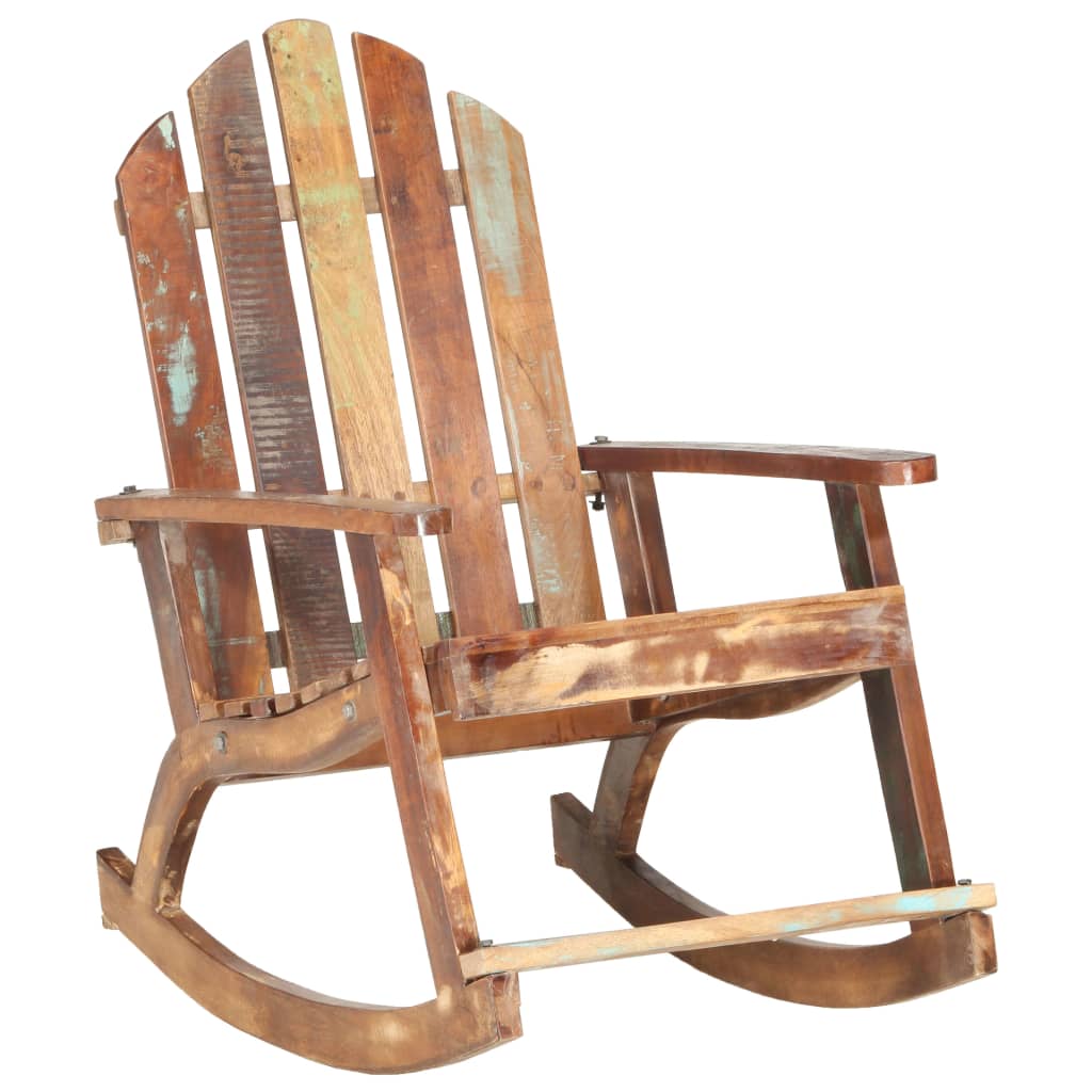 Garden Rocking Chair Solid Reclaimed Wood