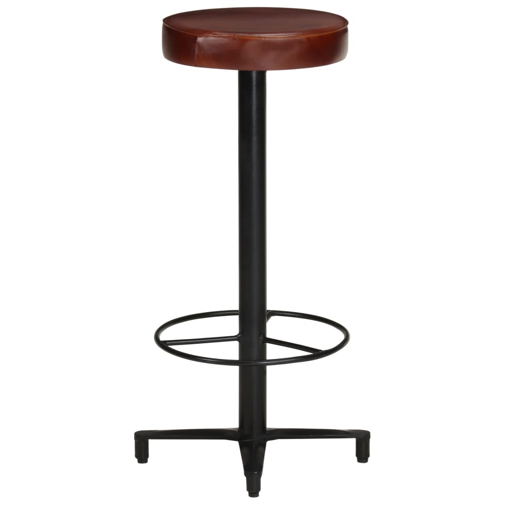 Bar Stools 2 pcs 30" Real Leather