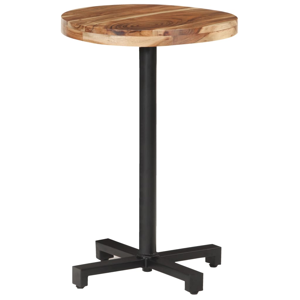 Bistro Table Round Ø19.7"x29.5" Solid Acacia Wood