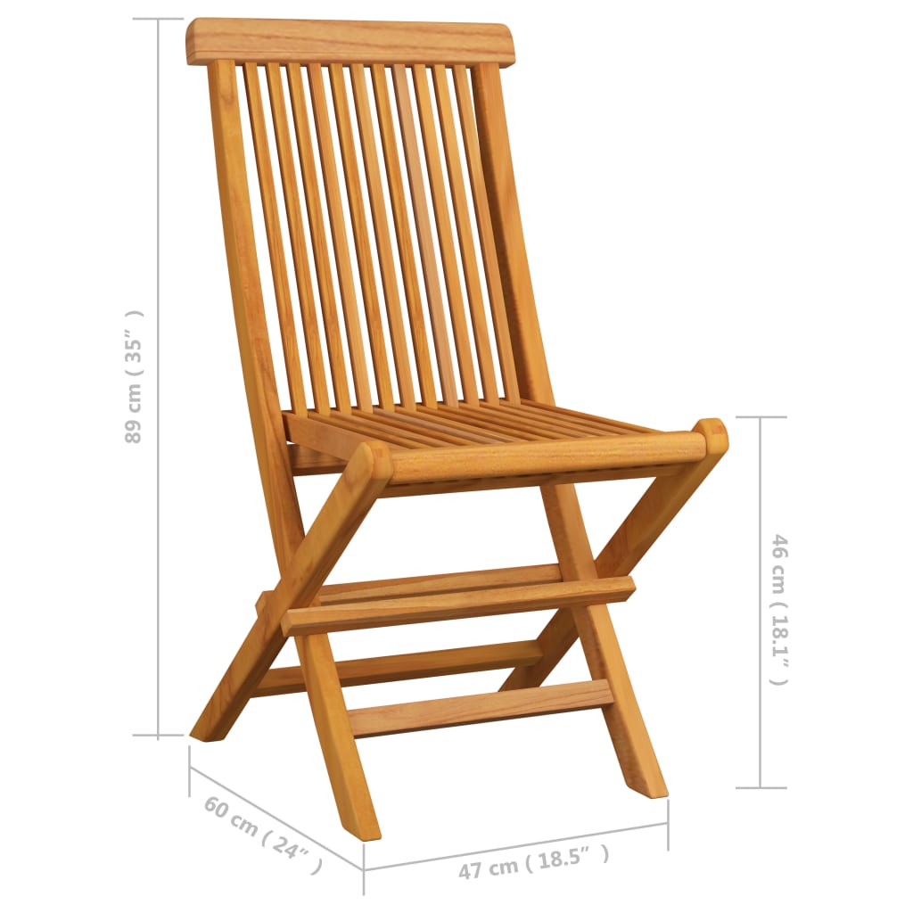 Patio Chairs with Taupe Cushions 2 pcs Solid Teak Wood