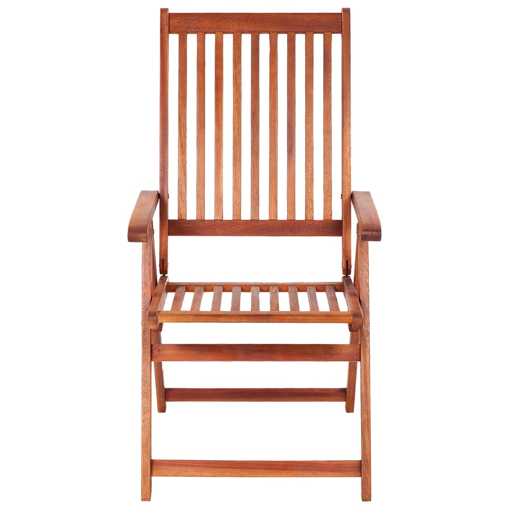 Folding Patio Chairs 4 pcs Solid Acacia Wood