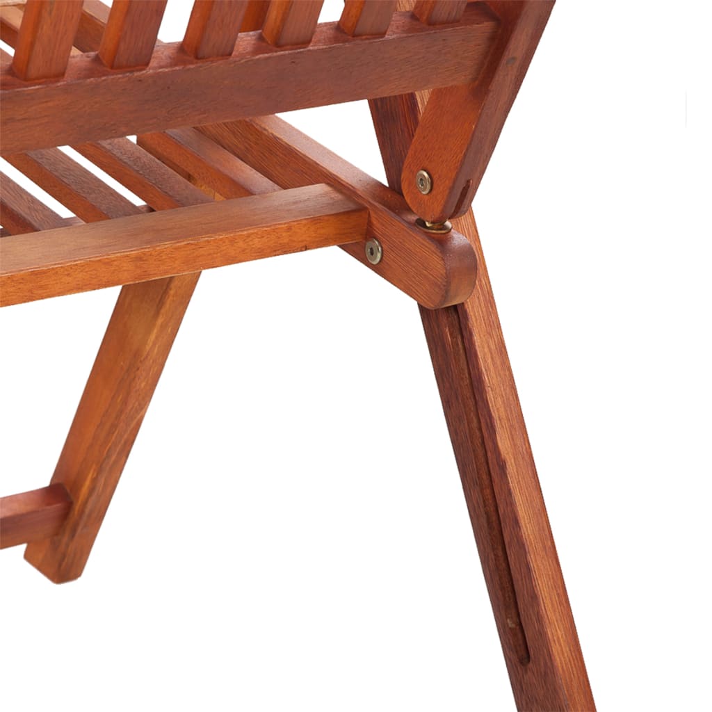 Folding Patio Chairs 4 pcs Solid Acacia Wood