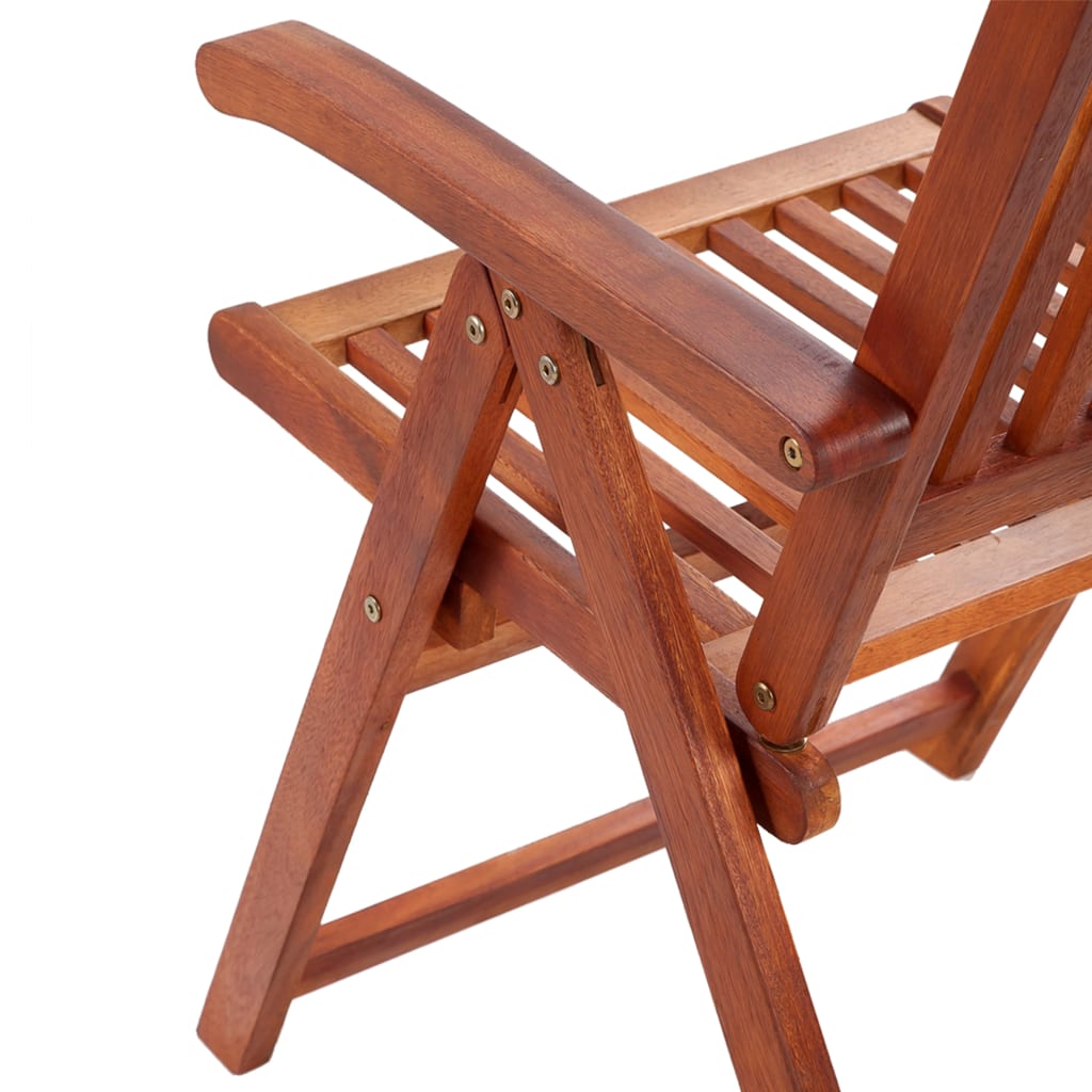 Folding Patio Chairs 4 pcs Solid Acacia Wood