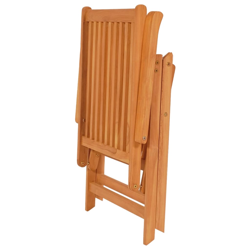 Patio Chairs 6 pcs with Taupe Cushions Solid Teak Wood