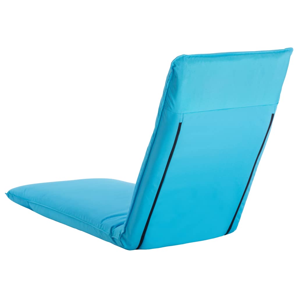 Foldable Sunlounger Oxford Fabric Blue
