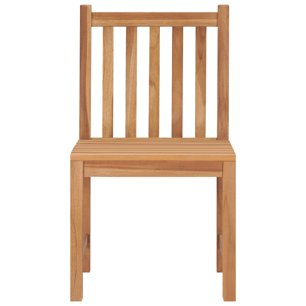 Patio Chairs 6 pcs Solid Teak Wood