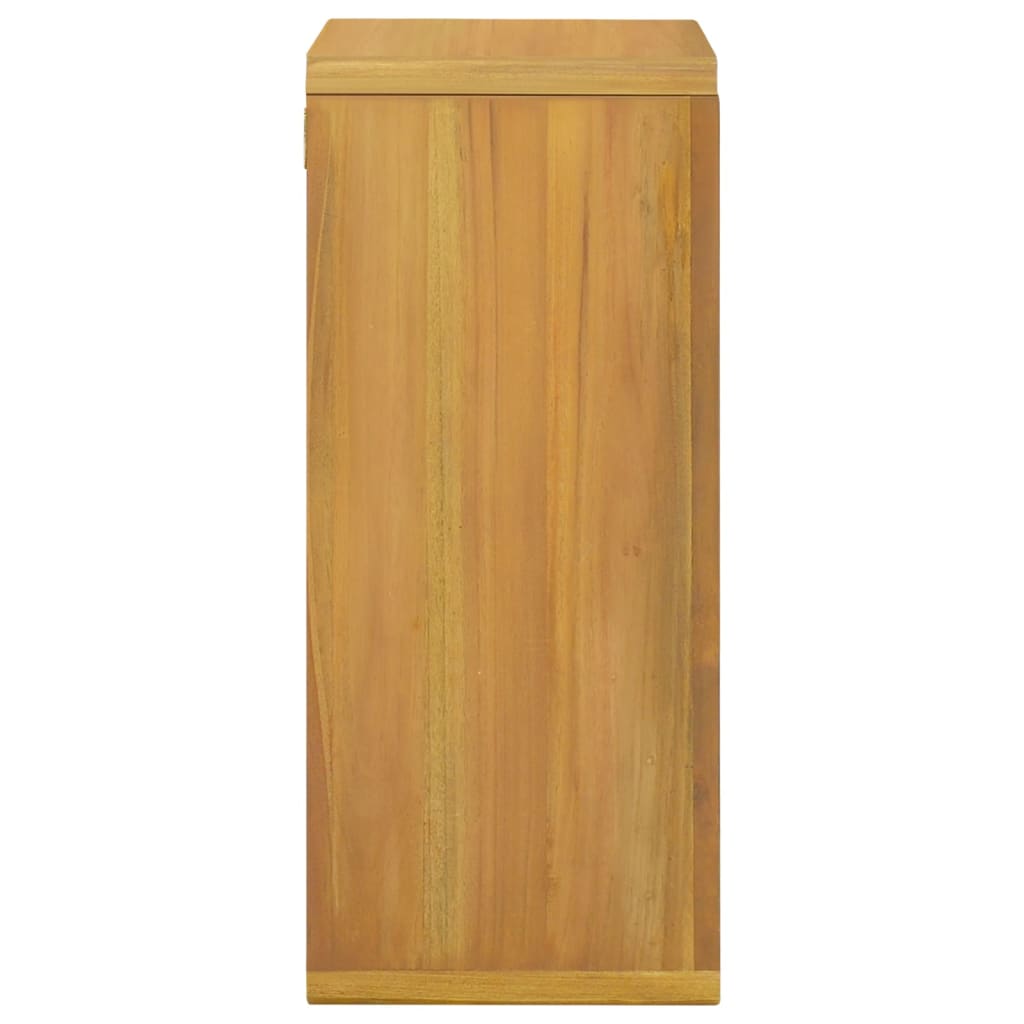 Wall-mounted Bathroom Cabinet 17.7"x11.8"x27.6" Solid Wood Teak