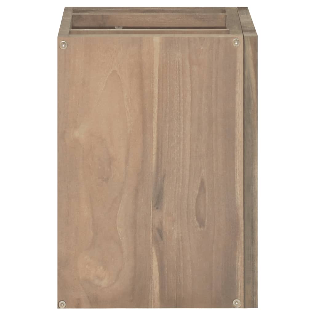 Wall-mounted Bathroom Cabinet 17.7"x11.8"x15.7" Solid Wood Teak