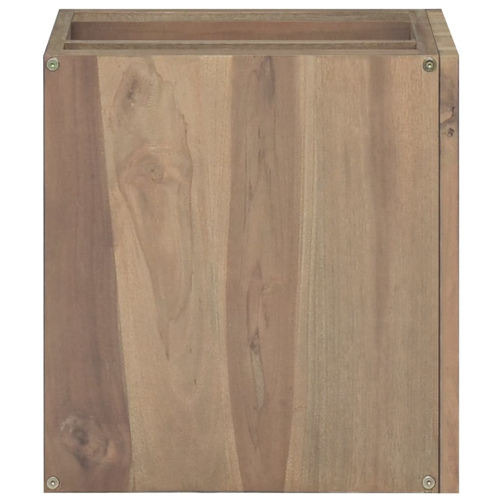 Wall-mounted Bathroom Cabinet 18.1"x10"x15.7" Solid Wood Teak