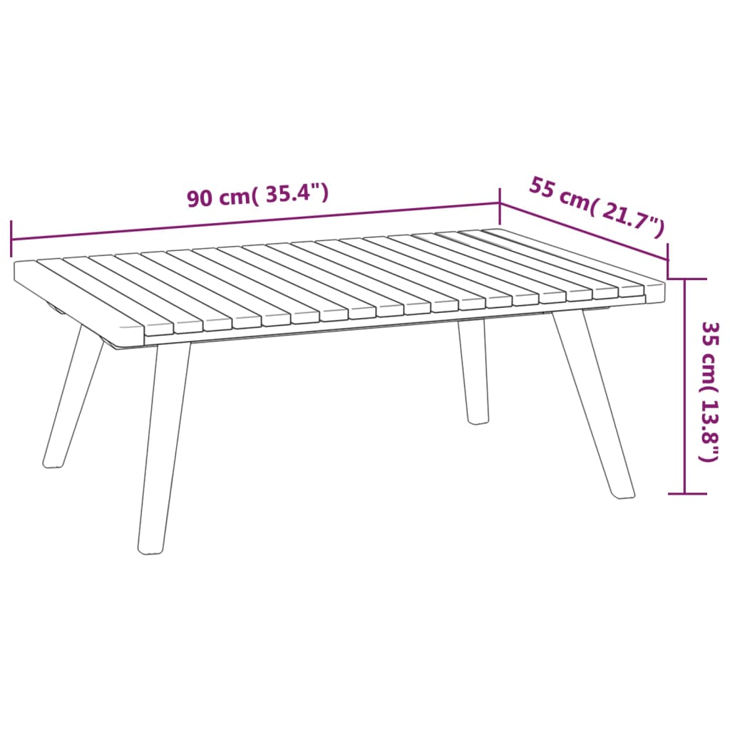 11 Piece Patio Lounge Set with Cushions Solid Acacia Wood