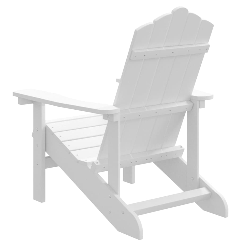 Patio Adirondack Chair HDPE White