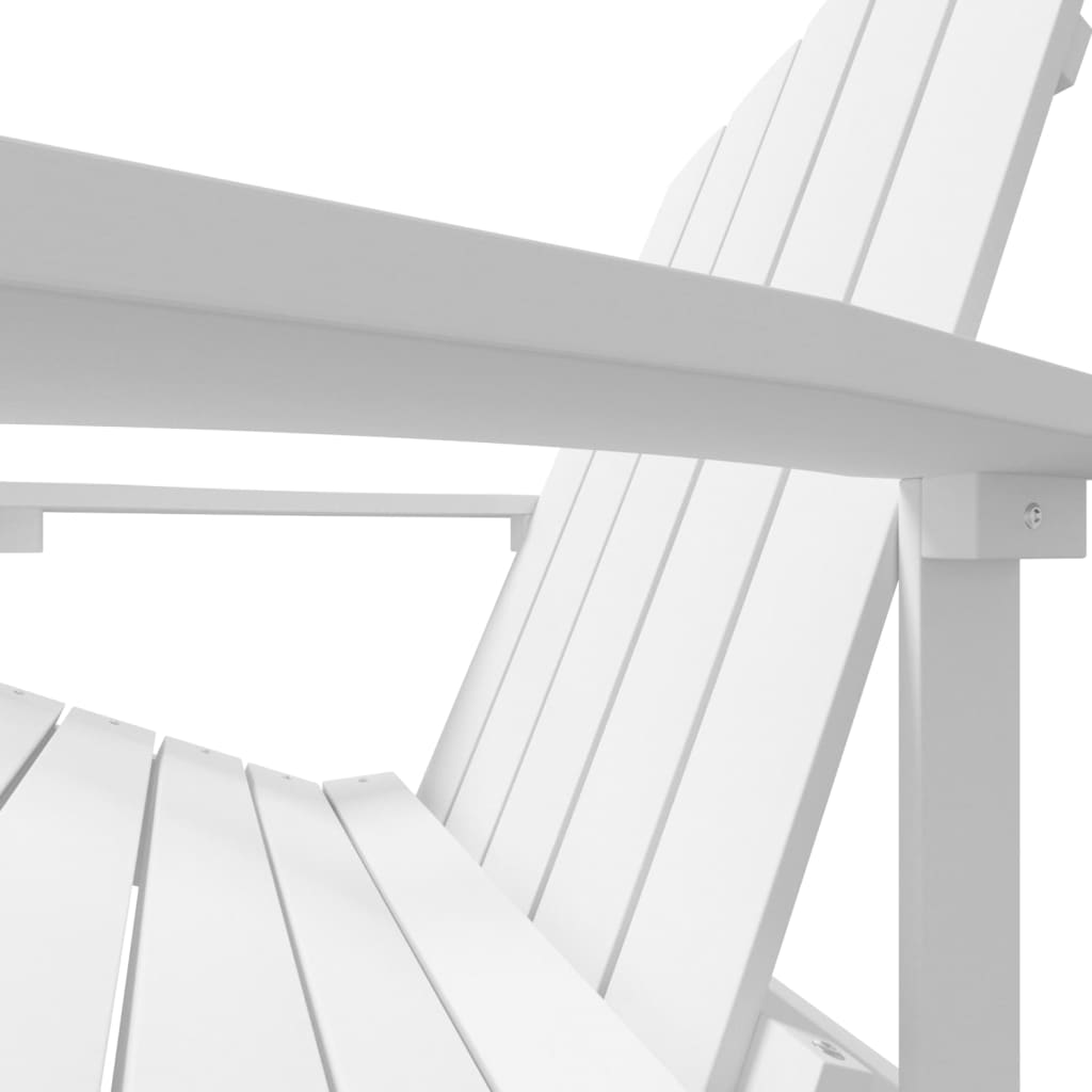 Patio Adirondack Chair HDPE White