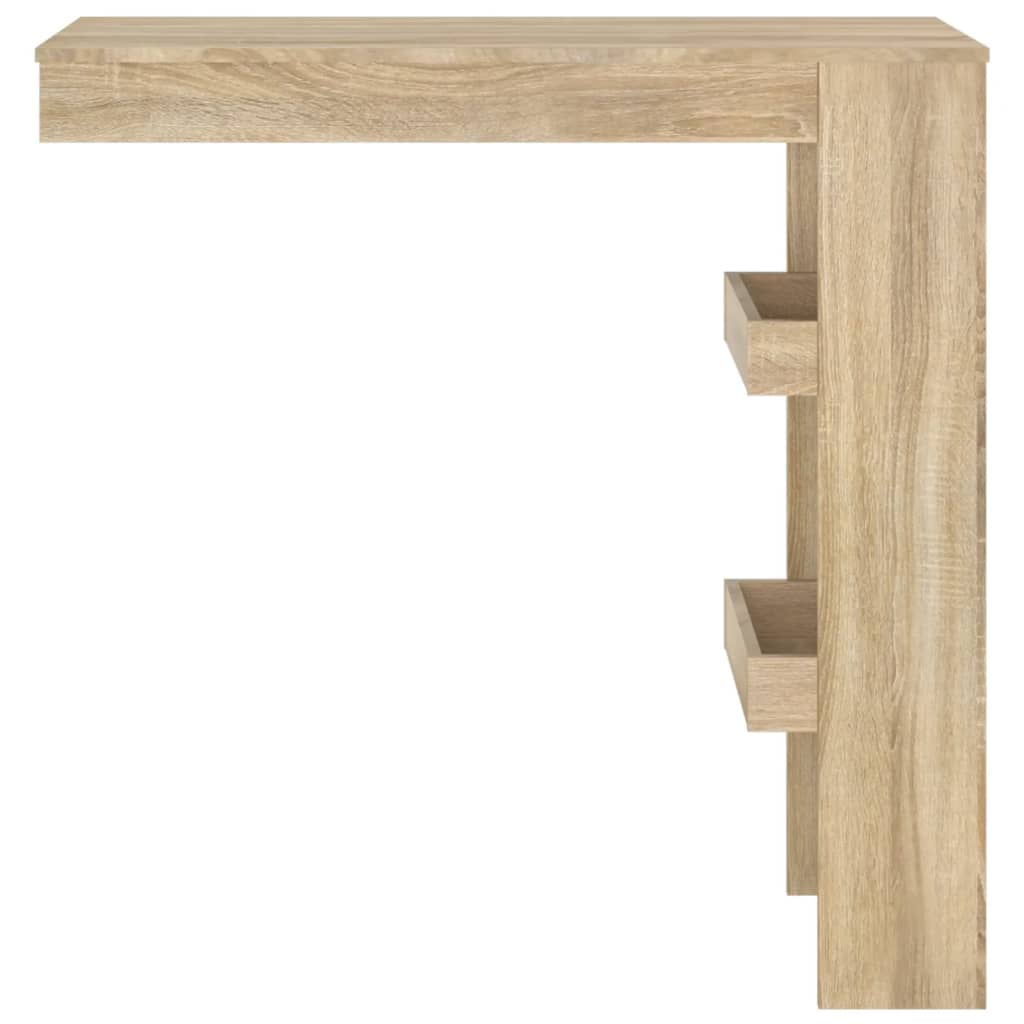 Wall Bar Table Sonoma Oak 40.2"x17.7"x40.7" Engineered Wood