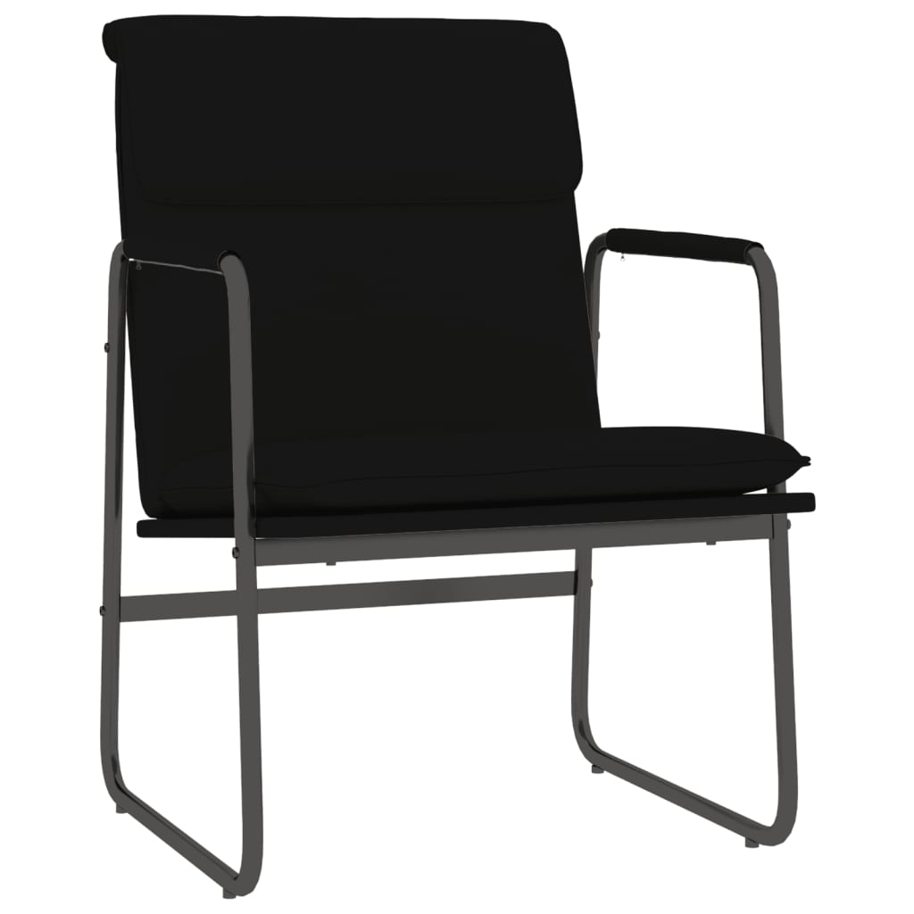 Lounge Chair Black 21.7"x25.2"x31.5" Faux Leather