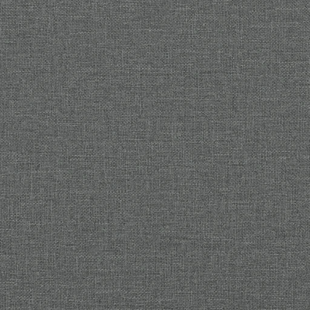 Sofa Bed Dark Gray Fabric