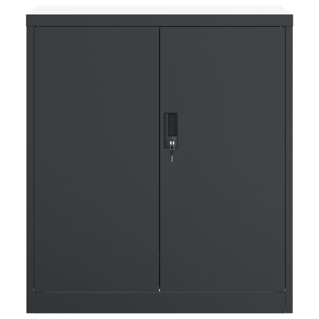 File Cabinet Anthracite 31.1"x15.7"x35.4" Steel