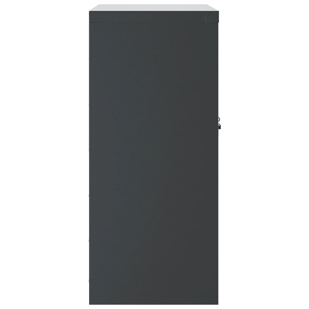 File Cabinet Anthracite 31.1"x15.7"x35.4" Steel