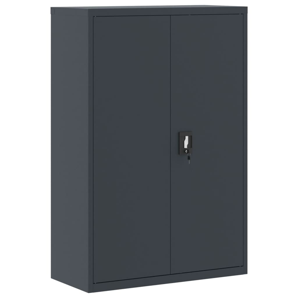 File Cabinet Anthracite 35.4"x15.7"x55.1" Steel