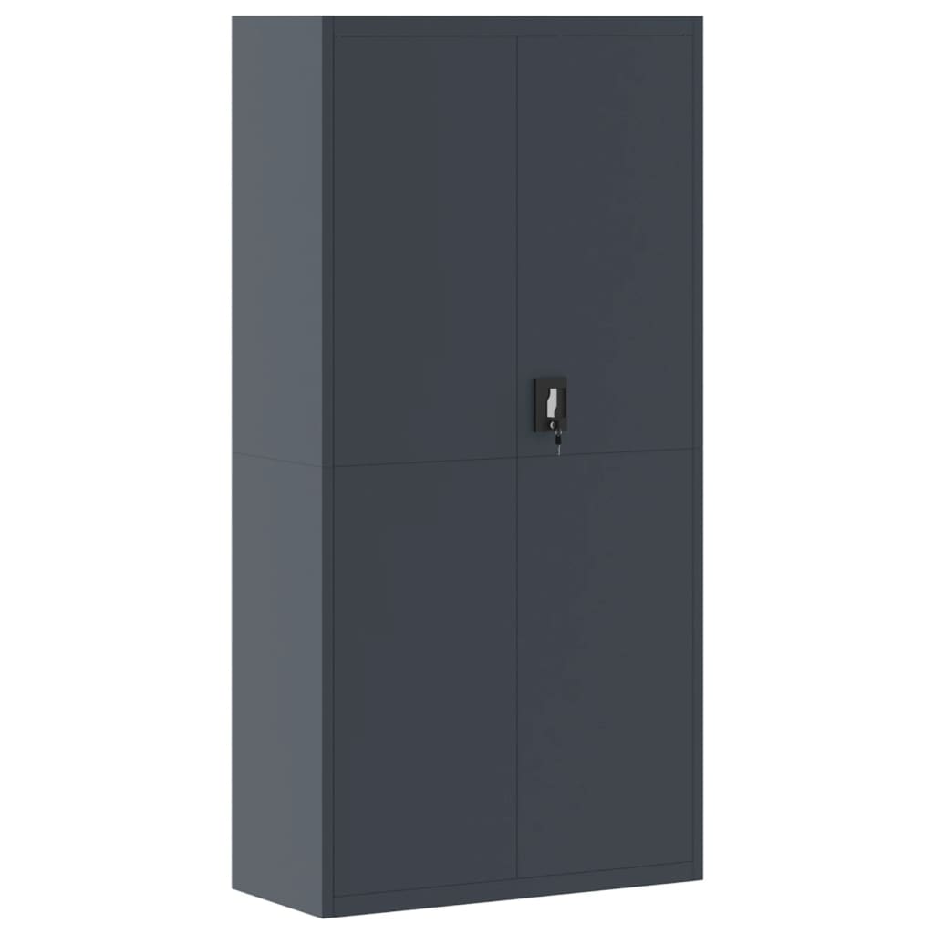 File Cabinet Anthracite 35.4"x15.7"x70.9" Steel