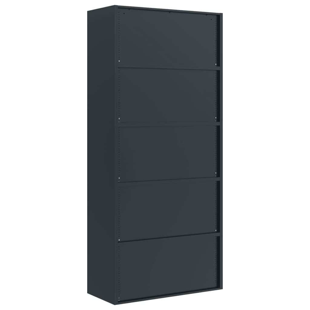 File Cabinet Anthracite 35.4"x15.7"x78.7" Steel