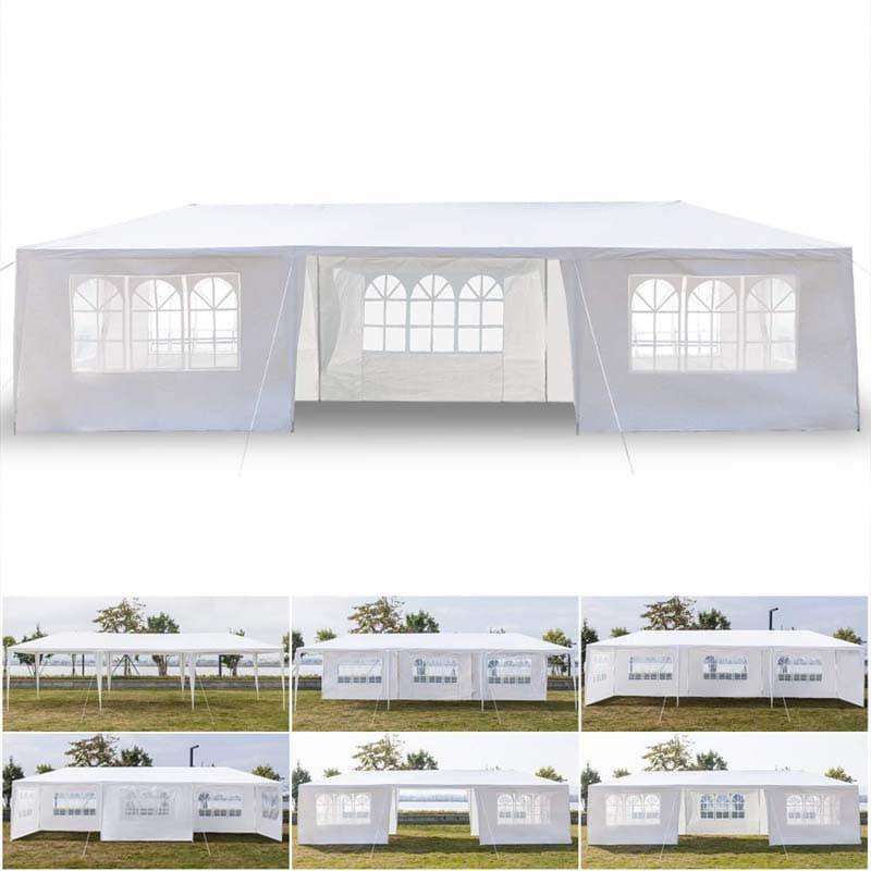 10' x 30' Party Tent Wedding Canopy Gazebo with Side Walls - Soothe Seating