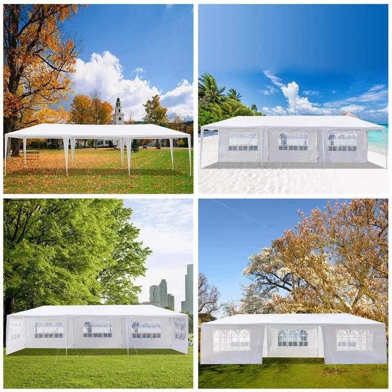 10' x 30' Party Tent Wedding Canopy Gazebo with Side Walls - Soothe Seating