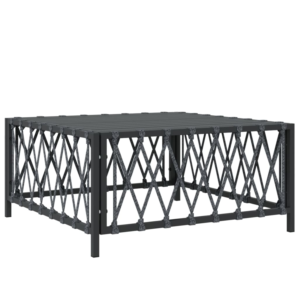 11 Piece Patio Lounge Set with Cushions Anthracite Steel - Soothe Seating