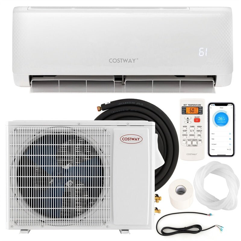 22000 BTU Mini Split Air Conditioner 21 SEER2 208-230V Ductless AC Unit with Heat Pump & Remote APP Control - Soothe Seating