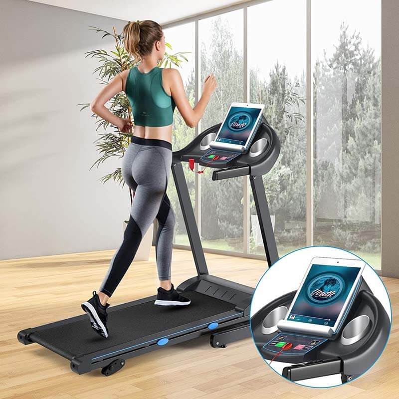 2.25 HP Electric Folding Treadmill Motorized Power Running Fitness Machine - Soothe Seating